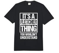 It's A Fletcher Thing You Wouldn't Understand Surname Name Comfort Colors Adult Heavyweight T-Shirt
