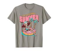 It's a Ghoul Summer Skeleton Funny Spooky Summerween Retro Camiseta