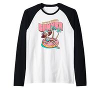It's a Ghoul Summer Skeleton Funny Spooky Summerween Retro Camiseta Manga Raglan