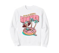 It's a Ghoul Summer Skeleton Funny Spooky Summerween Retro Sudadera