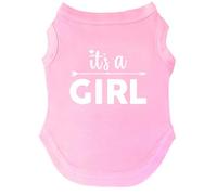 It's a Girl Dog - Tallas de camiseta para cachorros, juguetes y razas grandes (rosa bebé, XL 423)