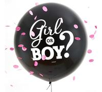 It's A Girl! Gender Reveal - Globo de látex jumbo de 24 pulgadas, 1 pieza