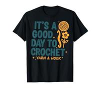 It's A Good Day To Crochet Yarn and Hook Crochet Lover Camiseta