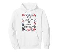 It's a Good Day to Protect Democracy Flag,Save Our Democracy Sudadera con Capucha