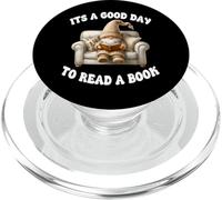 Its A Good Day To Read A Book Librarian GNOME For Teachers PopSockets PopGrip para MagSafe