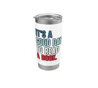 It's A Good Day To Read A Book Vaso térmico de acero inoxidable de doble pared