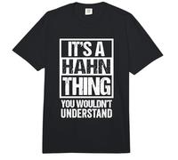 It's A Hahn Thing You Wouldn't Understand Surname Last Name Comfort Colors Adult Heavyweight T-Shirt