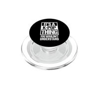 It's A K-Pop Thing You Wouldn't Understand Distressed PopSockets PopGrip para MagSafe