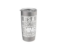 It's A Koshari Thing You Wouldn't Understand Koshary Egypt Vaso térmico de acero inoxidable de doble pared