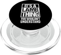 It's A Lamb Thing You Wouldn't Understand Surname Name PopSockets PopGrip para MagSafe