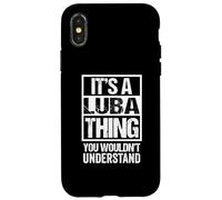 It's A Luba Thing You Wouldn't Understand Baluba Congo Carcasa para iPhone X/XS