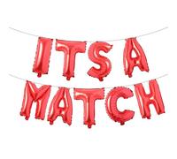 It's a Match - Pancarta de globos, decoración de día de partido de residencia, decoración de fiesta de feliz día de partido, decoraciones de fiesta de graduación de escuela de medicina (ITS A MATCH
