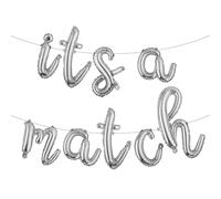 It's a Match - Pancarta de globos, decoración de día de partido de residencia, decoración de fiesta de feliz día de partido, decoraciones de fiesta de graduación de escuela de medicina (L ITS A MATCH