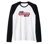 It's A Millionaire Thing Rich Person Entrepreneur Quote Camiseta Manga Raglan