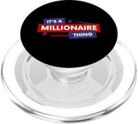 It's A Millionaire Thing Rich Person Entrepreneur Quote PopSockets PopGrip para MagSafe