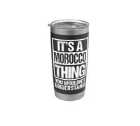 It's A Morocco Thing You Wouldn't Understand Moroccan Vaso térmico de acero inoxidable de doble pared