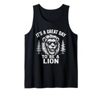 It's A Nice Day To Be A Lion - Divertido Amante de los Animales de león Camiseta sin Mangas