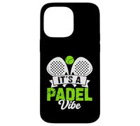 It's A Padel Vibe para Hombre Raqueta Sport Gear Carcasa para iPhone 14 Pro MAX