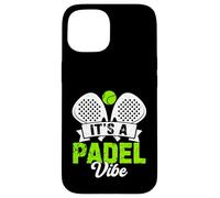 It's A Padel Vibe para Hombre Raqueta Sport Gear Carcasa para iPhone 15