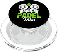It's A Padel Vibe para Hombre Raqueta Sport Gear PopSockets PopGrip para MagSafe