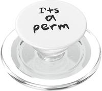 It's a Perm White Lie PopSockets PopGrip para MagSafe