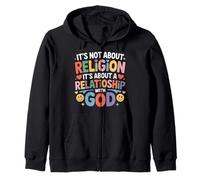 It's A Relationship with God Not Religion - Sudadera con Capucha