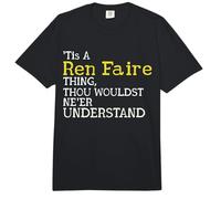 It's A REN Fair Thing Joust Medieval Divertida Justa Comfort Colors Adult Heavyweight T-Shirt