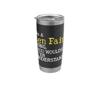 It's A Ren Fair Thing Joust Medieval Divertida Justa Vaso térmico de acero inoxidable de doble pared