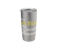 It's A Ren Fair Thing Joust Medieval Divertida Justa Vaso térmico de acero inoxidable de doble pared