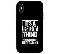 It's A Roy Thing You Wouldn't Understand Family Name Carcasa para iPhone X/XS