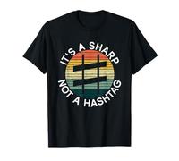 It's A Sharp Not A Hashtag - Pianista Pianista Pianista Camiseta