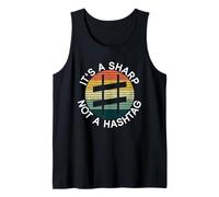It's A Sharp Not A Hashtag - Pianista Pianista Pianista Camiseta sin Mangas