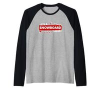 It's a Snowboard Thing Winter Snowboarding Gear Snowboarders Camiseta Manga Raglan