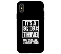 It's A Sophocles Thing You Wouldn't Understand First Name Carcasa para iPhone X/XS