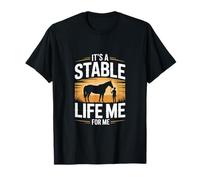 It's A Stable Life Me For Me Equestrian Horse Granero Camiseta