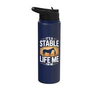 It's A Stable Life Me For Me Equestrian Horse Granero Stainless Steel Insulated Water Bottle