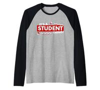 It's a Student Thing Funny Back To School Undergrad College Camiseta Manga Raglan