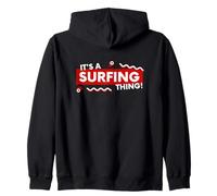 It's a Surfing Thing Surf Board Retro Beach Ocean Surfers Sudadera con Capucha