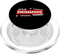 It's a Swimming PPool Thing Open Water Competitive Swimmers PopSockets PopGrip para MagSafe
