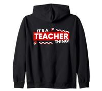 It's a Teacher Thing K-12 Classroom Educator English Faculty Sudadera con Capucha