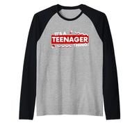 Its a Teenager Thing Back To High School Trendy Teen Student Camiseta Manga Raglan