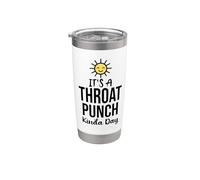 It's a Throat Punch Kind of Day Its a Throat Punch Kinda Day Vaso térmico de acero inoxidable de doble pared