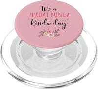 It's A Throat Punch Kinda Day Flower Fun Humor Mujer Chica PopSockets PopGrip para MagSafe