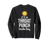 Its a Throat Punch Kinda Day Funny Farewell Coworker Leaving Sudadera