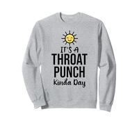 Its a Throat Punch Kinda Day Funny Farewell Coworker Leaving Sudadera
