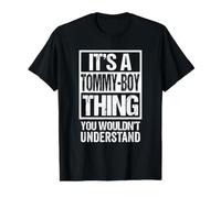 It's A Tommy-Boy Thing You Wouldn't Understand Pet Name Camiseta gráfica económica, Hombre, Negro, S