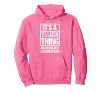 It's A Tommy-Boy Thing You Wouldn't Understand Pet Name Sudadera con Capucha, Unisex para Adultos, Rosa Brillante, XL
