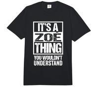 It's A Zoé Thing You Wouldn't Understand First Name Zoe Comfort Colors Adult Heavyweight T-Shirt