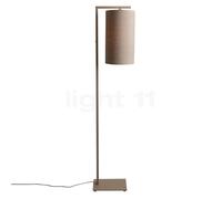 It's about RoMi Boston, lámpara de pie, pantalla lino oscuro/pie arena - Al. 45 x ø25 cm