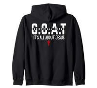 It's All About Jesus God Over All Things Jesus The Way Truth Sudadera con Capucha